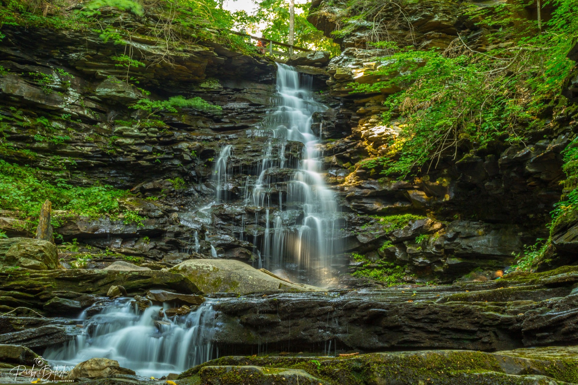 Bushkill Falls in the Pocono Mountains